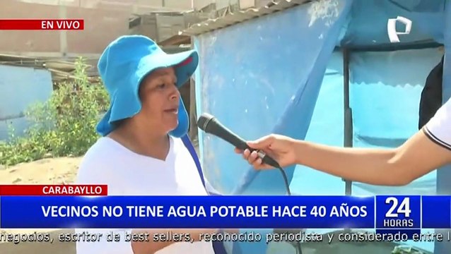 Carabayllo: vecinos protestan por falta de agua potable y desagüe desde hace más de 10 años