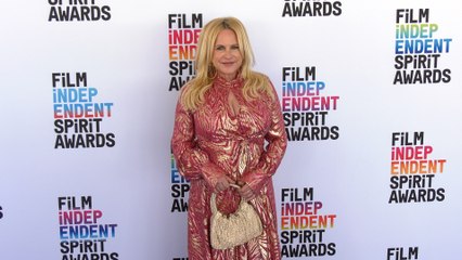 Patricia Arquette 2023 Film Independent Spirit Awards Blue Carpet