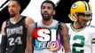 Aaron Rodgers, Kyrie Irving and Dillon Brooks on Today's SI Feed