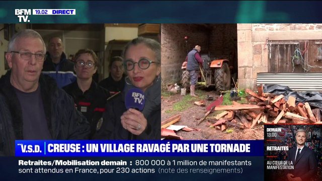 C'est assez inespéré : après le passage d'une tornade à Pontarion, la préfète de la Creuse affirme qu'il n'y a aucun blessé