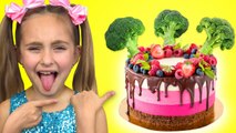 Sasha sings Do you like broccoli cake song