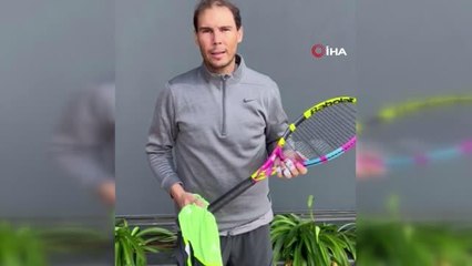 Depremzede çocuklar için Nadal'ın raketi ve tişörtü satışa çıktı