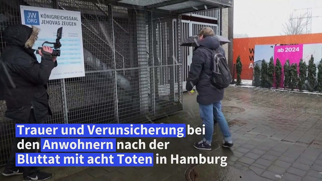 'Man hat Angst': Anwohner nach Hamburger Bluttat verunsichert