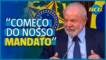 Lula vê reunião com ministros como "começo do mandato"