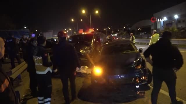 Trabzon'da 5 aracın karıştığı zincirleme kazada 1 kişi öldü, 5 kişi yaralandı