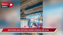 Bodrum’da sağanak yağış ile gelen fırtına, restoranların çatılarını uçurdu, yaralılar var