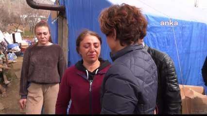 Selvi Kılıçdaroğlu, depremin merkez üssü Kahramanmaraş'ta konuştu