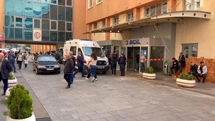 Batman'da hasta yakını hastanede dehşet saçtı: Bebek ve güvenlikçi yaralandı