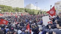 Nueva protesta en Túnez contra la campaña de arrestos de opositores de Said