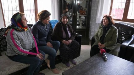 Selvi Kılıçdaroğlu ve Kaftancıoğlu depremzedeleri ziyaret etti