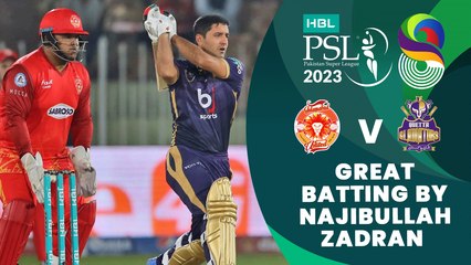 Great Batting By Najibullah Zadran | Islamabad vs Quetta | Match 21 | HBL PSL 8 | MI2T