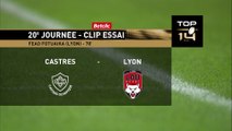 TOP 14 - Essai de Feao FOTUAIKA (LOU) - Castres Olympique - LOU Rugby - Saison 2022:2023