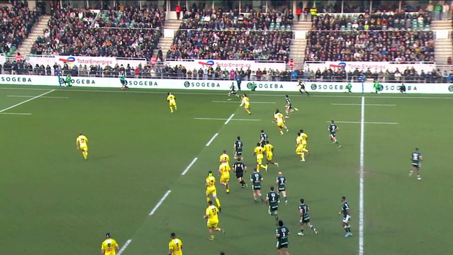 TOP 14 - Essai de Clément LAPORTE (SP) - Section Paloise - Stade Rochelais - Saison 2022:2023
