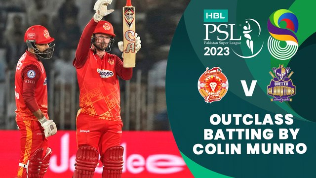 Outclass Batting By Colin Munro | Islamabad United vs Quetta Gladiators | Match 21 | HBL PSL 8 | MI2T