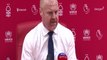 Dyche frustrated as Everton held at Forest after leading twice
