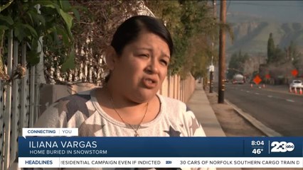 Stranded family describes home after snowstorm