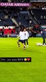 Quand Messi et Neymar s'amuse avant un match du PSG... la balle ne touche jamais le sol