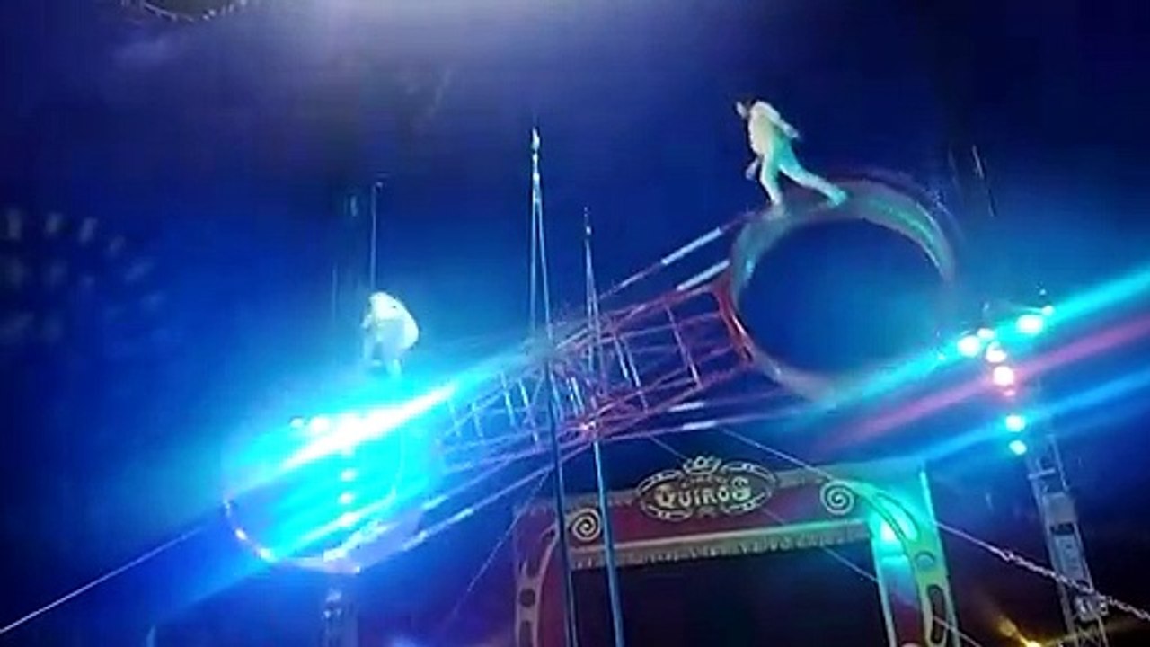 Un trapecista del Circo Quiros sufre un acciden...