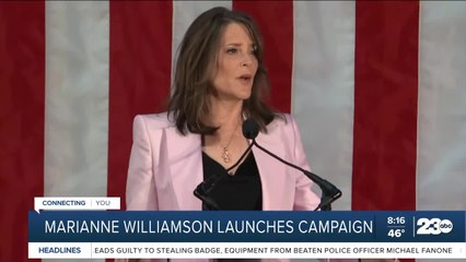 Marianne Williamson launches campaign