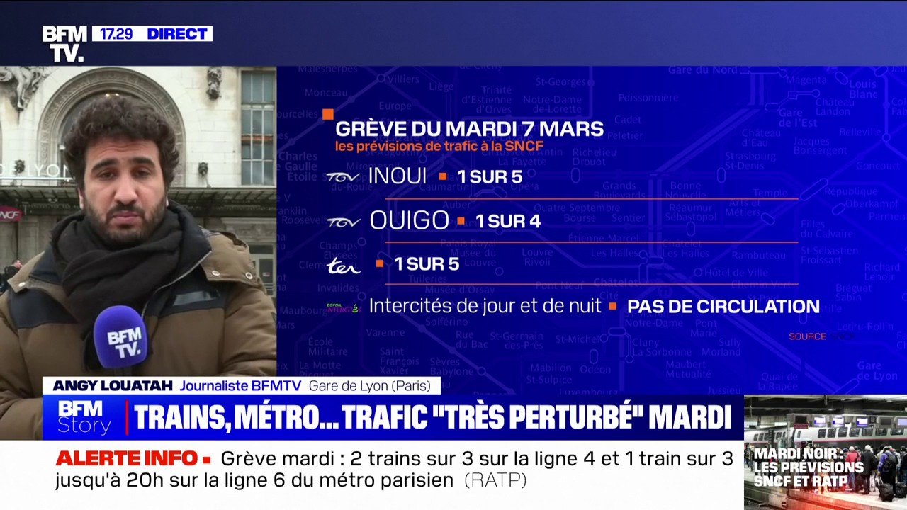 Grève contre la réforme des retraites: dans les transports, le trafic sera "très perturbé" ce mardi