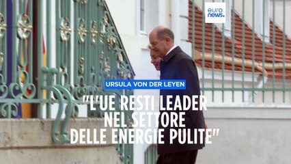 Ursula von der Leyen: "L'Ue resti leader nel settore delle energie pulite"
