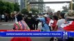 Jesús María: policías resguardan Campo de Marte por presencia de manifestantes