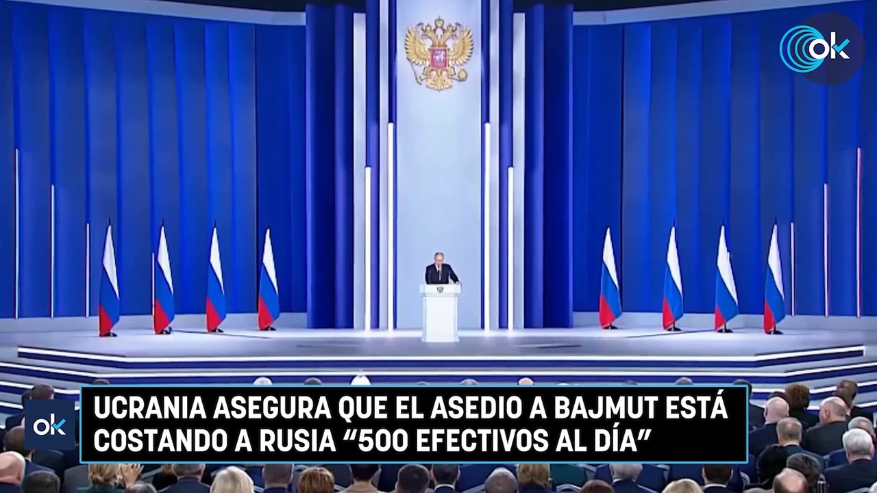 Ucrania asegura que el asedio a Bajmut está costando a Rusia "500 efectivos al día"