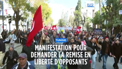 Tunisie : des centaines d'opposants pressent le président de "libérer les détenus"