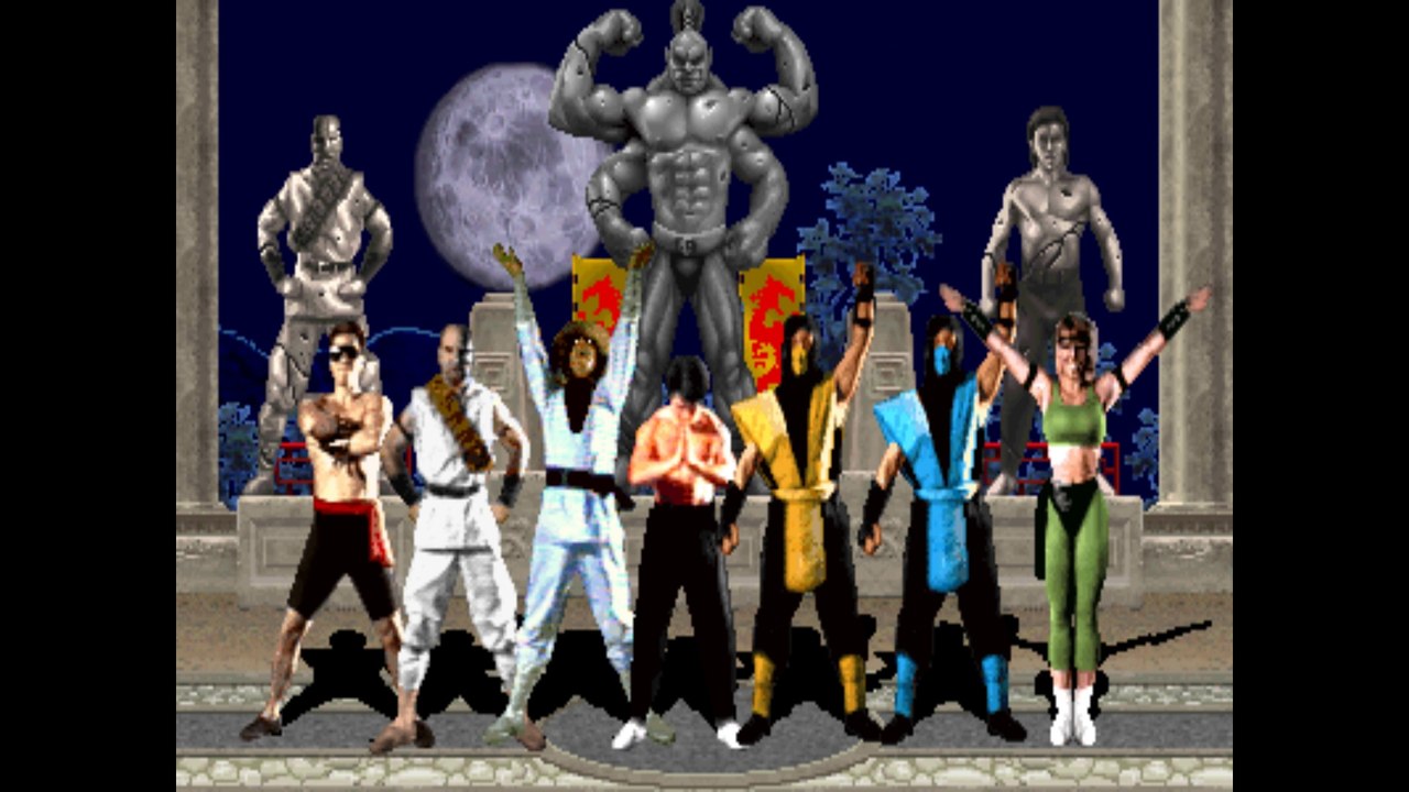 Mortal Kombat (Arcade) - All Bios and Endings