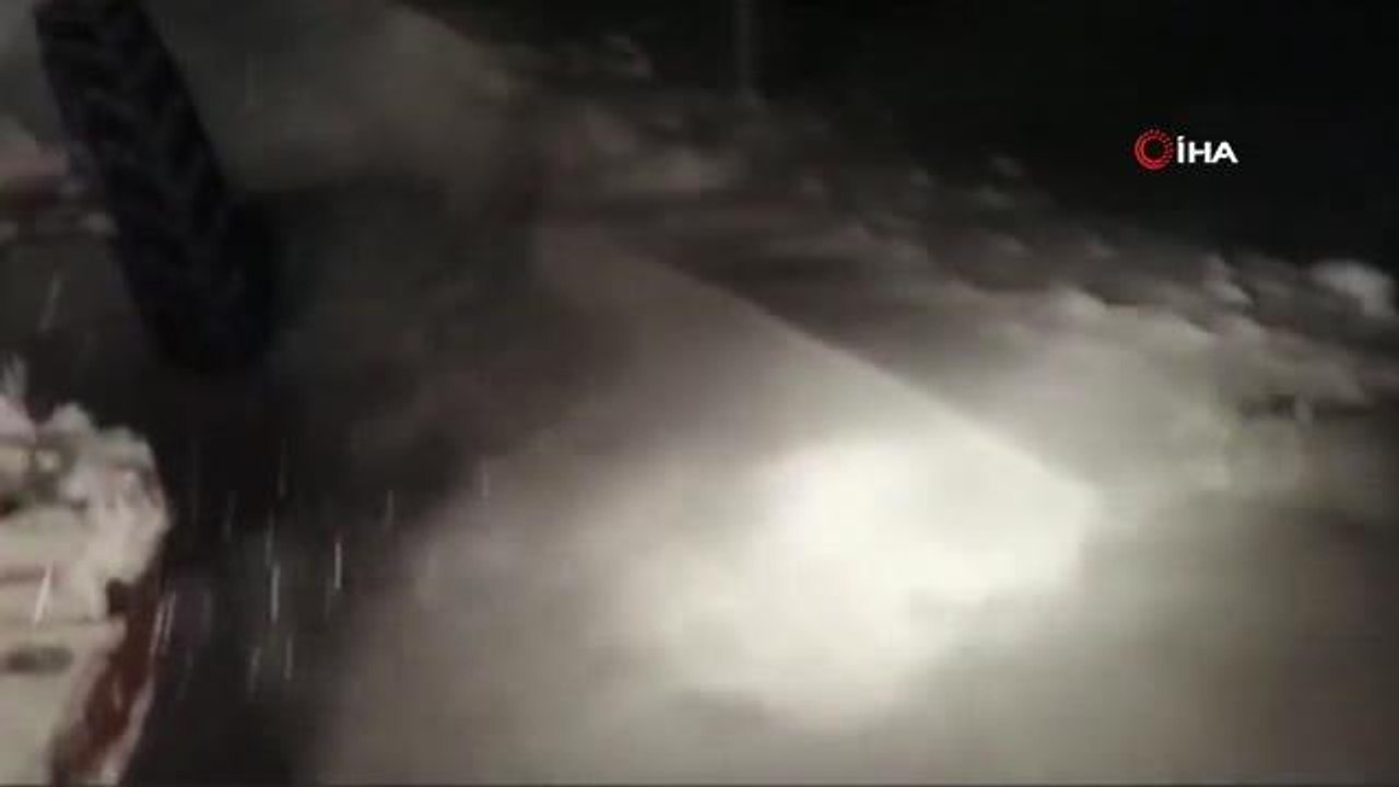 Antalya-Konya Kara Yolu'nda kar yağışı başladı