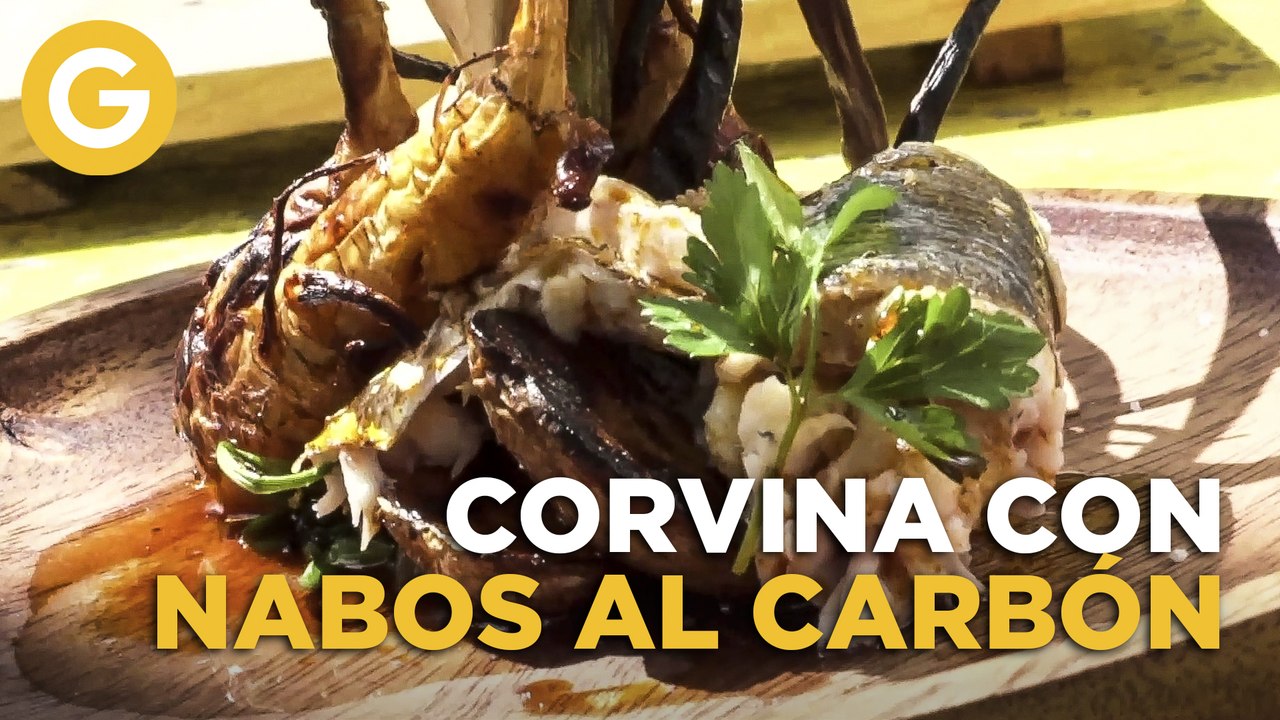 Corvina con nabos al carbón | Cocina a la mexicana con Poncho Cadena | El Gourmet