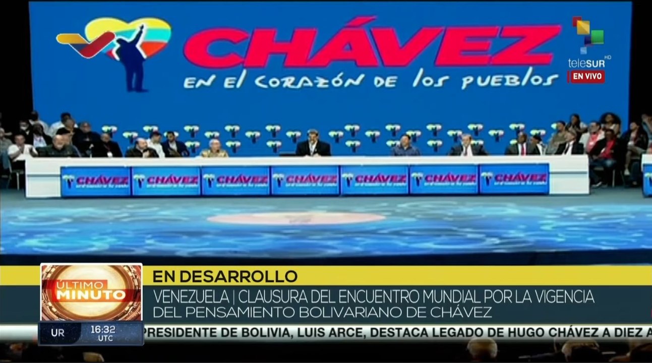Presidente de Venezuela cierra gala cultural en homenaje al Comandante Hugo Chávez