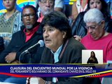 Líder Político Boliviano, Evo morales: El mejor homenaje a Chávez, es ser revolucionario