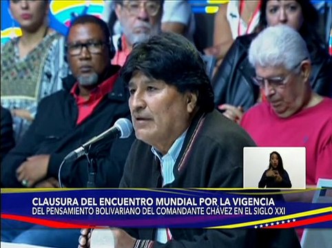 Líder Político Boliviano, Evo morales: El mejor homenaje a Chávez, es ser revolucionario