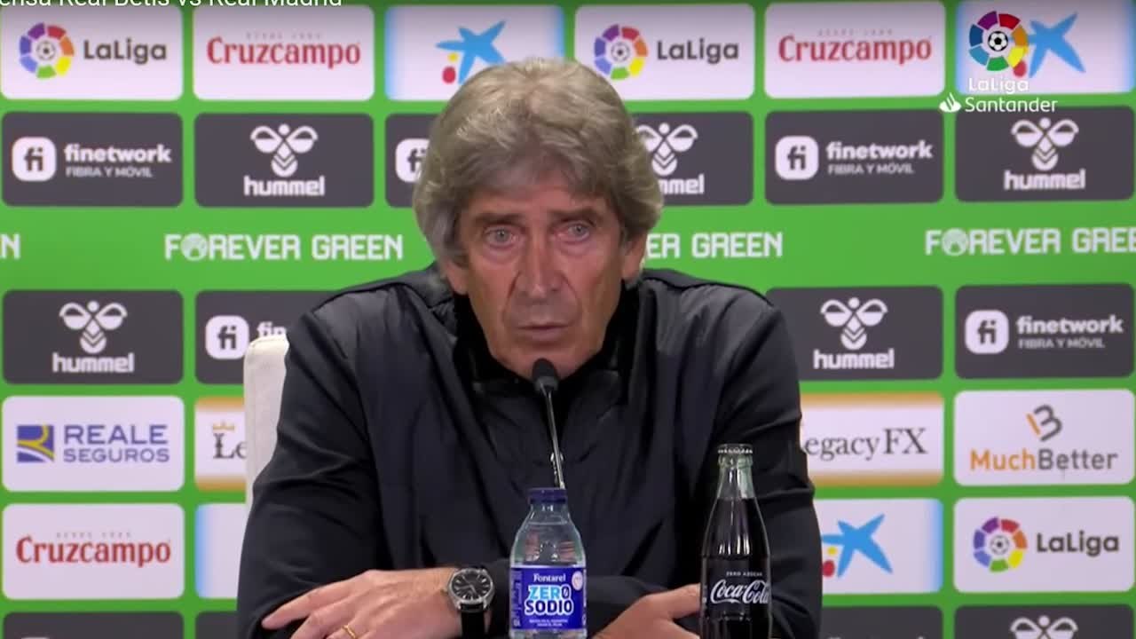 Rueda de prensa de Manuel Pellegrini