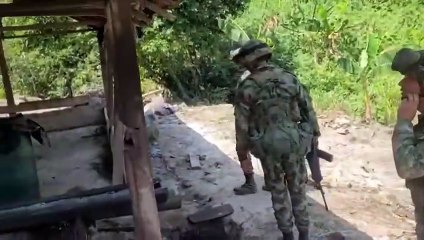 Ejército Nacional ubica y destruye dos laboratorios de pasta base de coca en Chocó