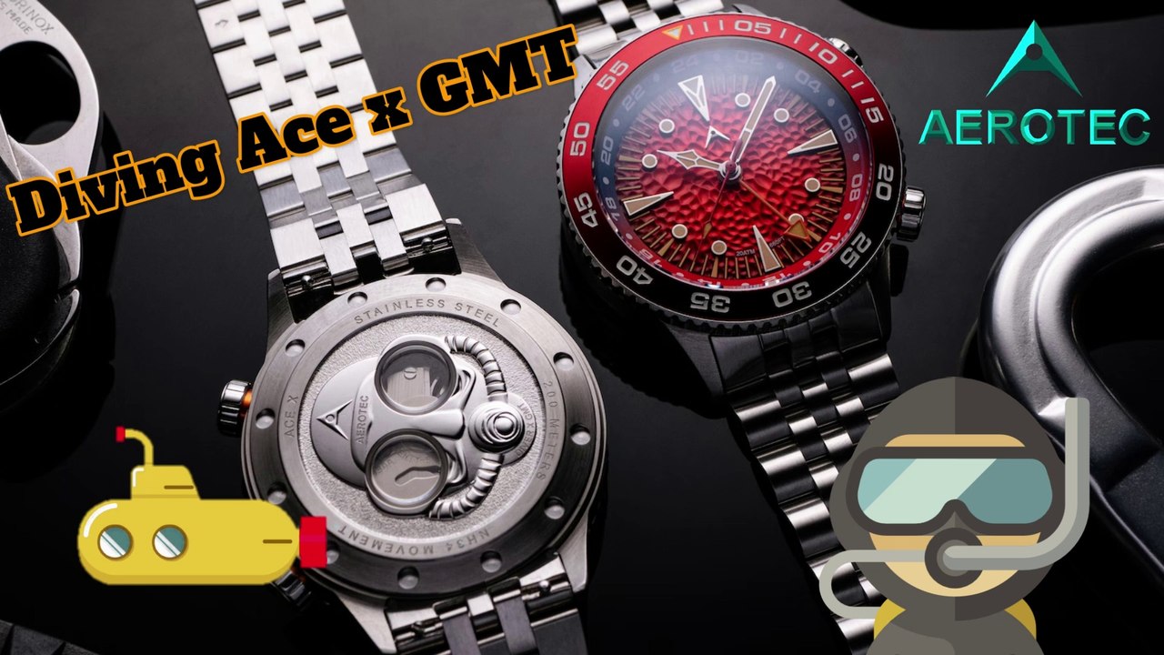 AEROTEC Diving ACE x GMT - A FULLY FEATURED DIVER WITH GMT TOOL