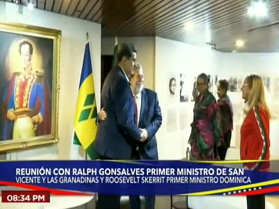 Pdte. Maduro se reúne con Primer Ministro de San Vicente y las Granadinas y el de Dominica