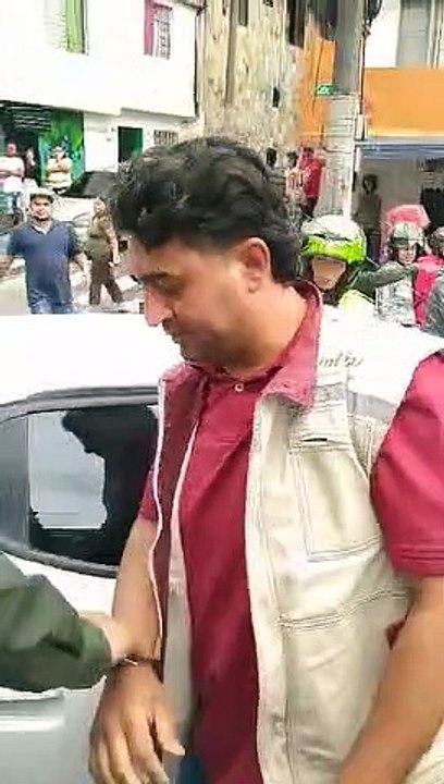 4 sujetos capturados, en flagrancia, intentando robar cable en Envigado