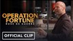 Operation Fortune: Ruse de Guerre | Official 'Count Me In' Clip - Jason Statham, Aubrey Plaza