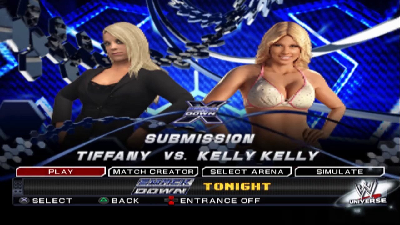 WWE SmackDown vs. Raw 2011 Tiffany vs Kelly Kelly