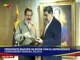 Presidente Nicolás Maduro sostiene encuentro con el expresidente de Honduras, Manuel Zelaya