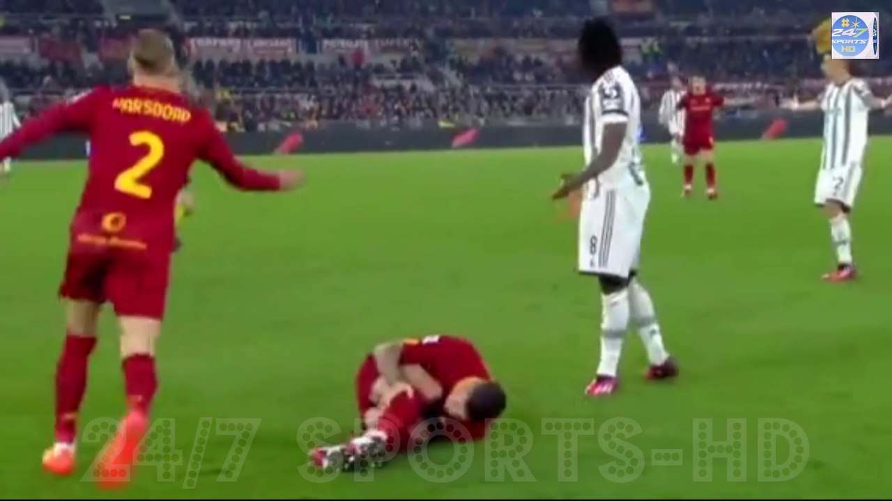 Roma 1-0 Juventus: Gianluca Mancini's long-range strike secures hard-fought win and moves Jose Mourinho's men up to fourth in Serie A... as Moise Kean is sent off 40 seconds after coming on as sub in 89th minute