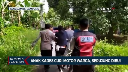 Anak Kepala Desa Curi Motor Warga, Berujung Bui!