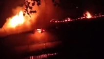 सिहावल: रात के समय किसान के घर में लगी आग, सामान समैत जल गया पूरा घर