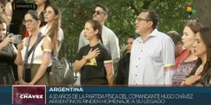 Argentina: Casa Patria Grande fue sede de homenajes a Chávez en aniversario de su partida física