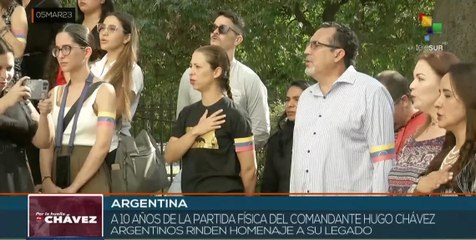Argentina: Casa Patria Grande fue sede de homenajes a Chávez en aniversario de su partida física