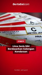 Lima Jenis SIM Berdasarkan Golongan Kendaraan