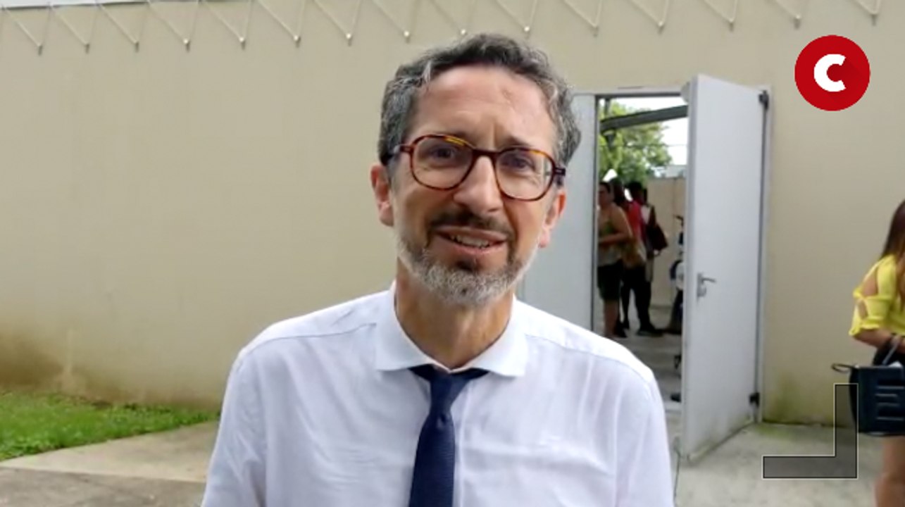 Jérôme Fillipini, le Préfet de la Réunion  intervient lors de la semaine de l'emploi