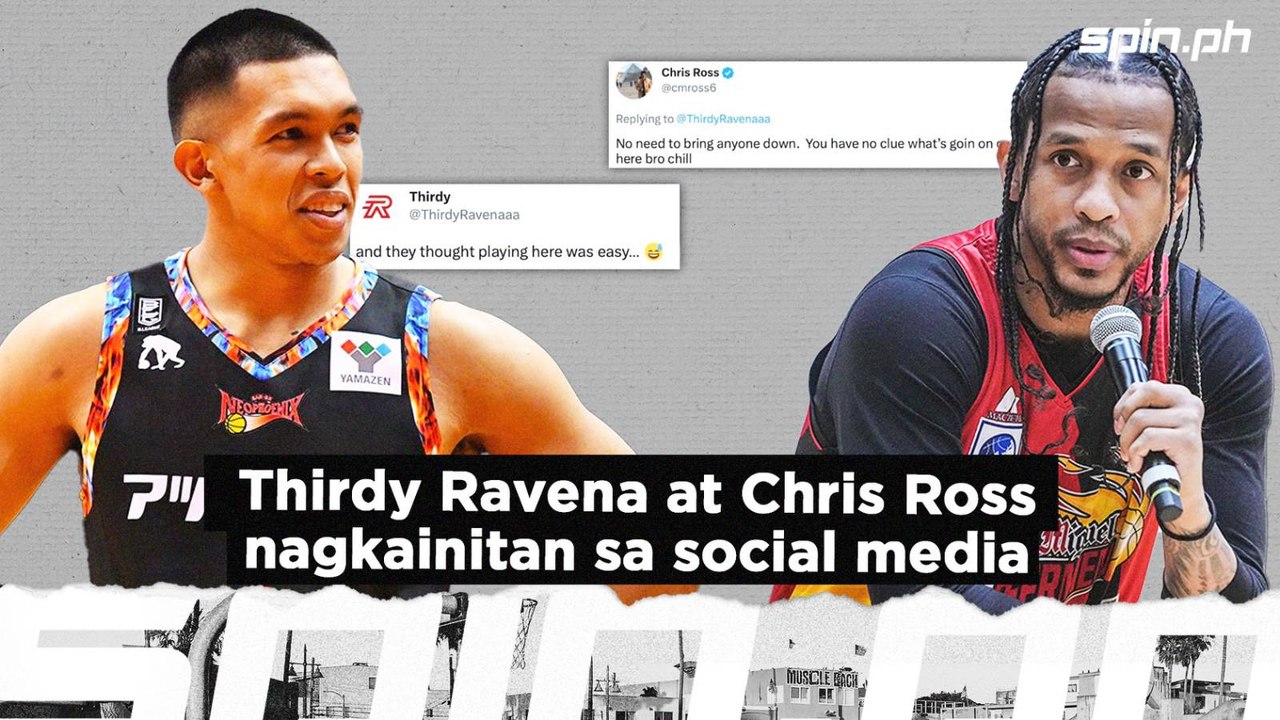 Thirdy Ravena at Chris Ross nagkainitan sa social media | Spin.ph